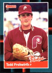 1988 Donruss Rookies Baseball Cards    003      Todd Frohwirth